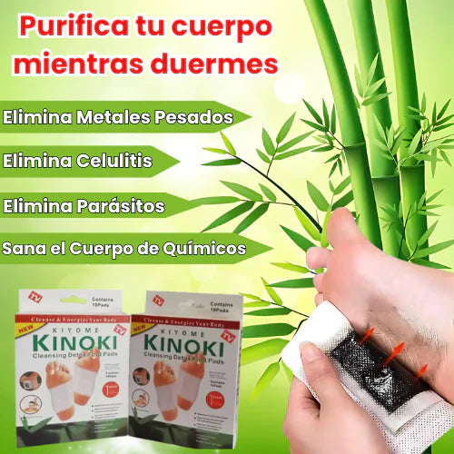 ¡Transforma tu Bienestar con los Parches Kinoki! Pack de 3 Cajas con Envío Gratis para una Desintoxicación Completa 🌱💚