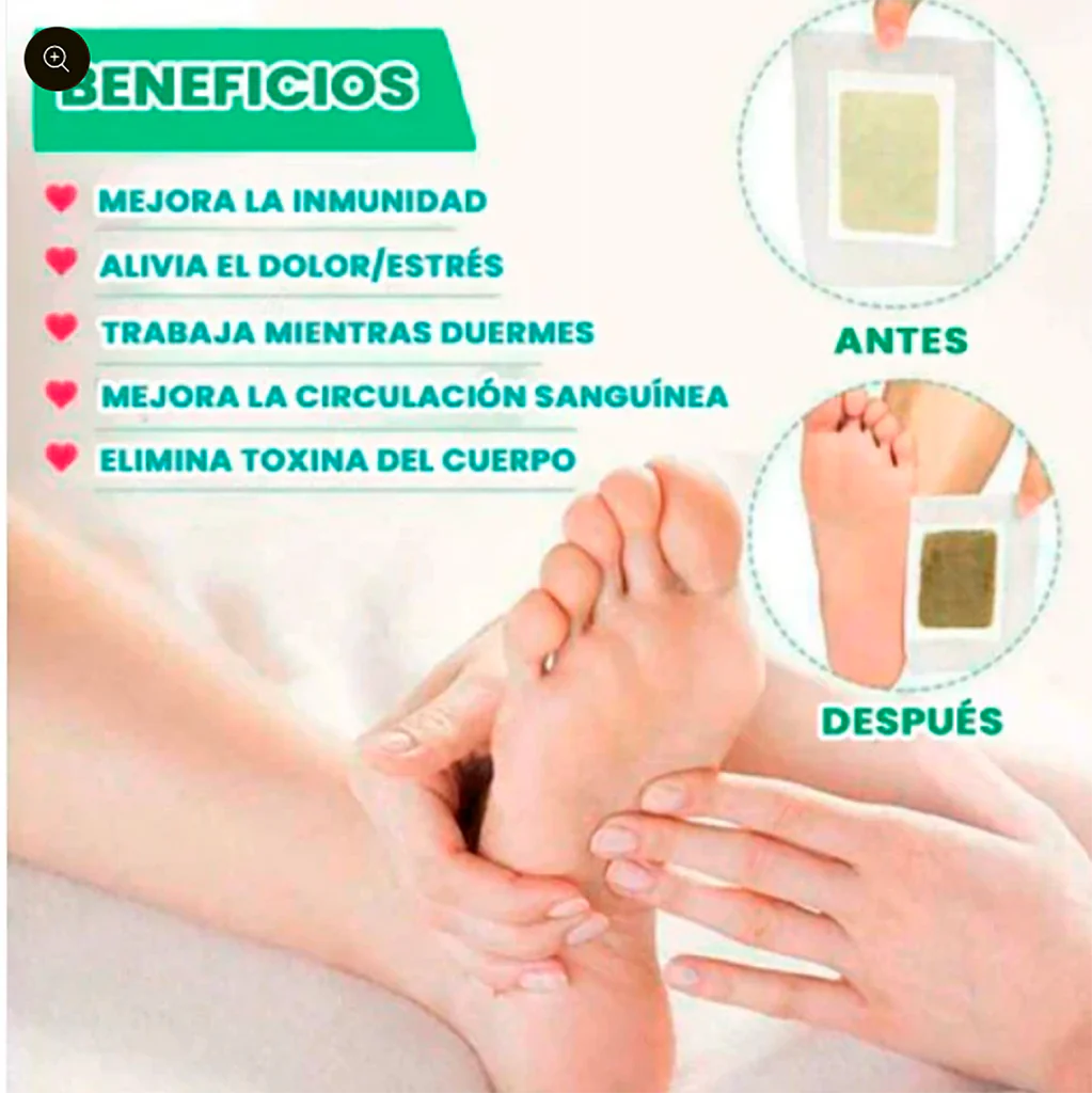 ¡Transforma tu Bienestar con los Parches Kinoki! Pack de 3 Cajas con Envío Gratis para una Desintoxicación Completa 🌱💚