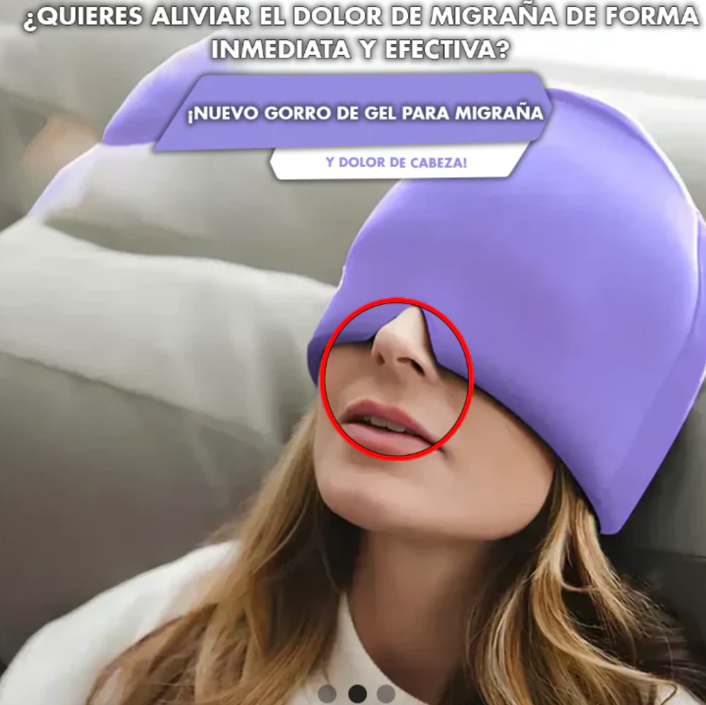 Alivio Rápido para la Migraña:🥴 Gorro Gel con Envío Gratis✅🚚 ¡Haz tu Pedido Hoy y Disfruta del Bienestar!