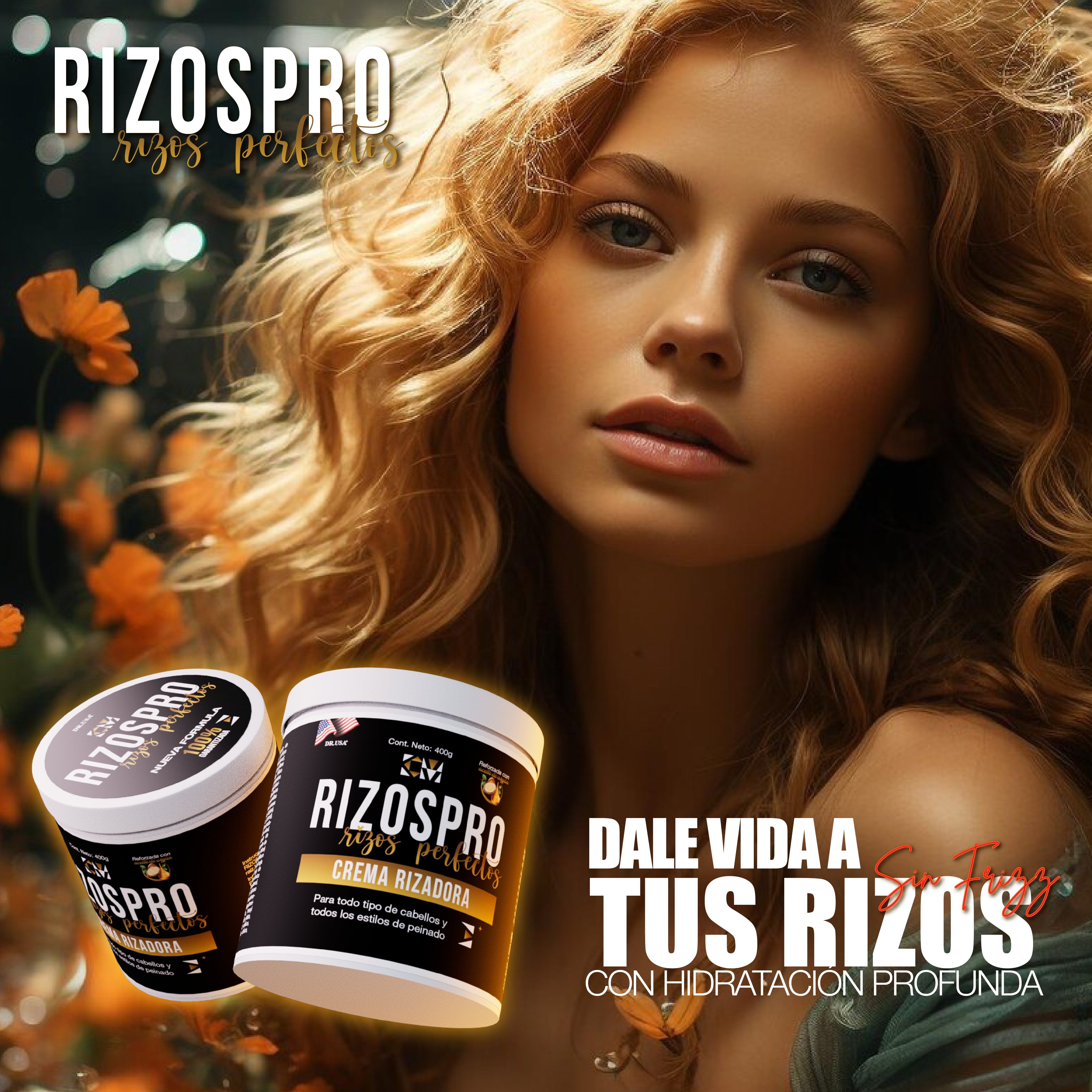 ✨ ¡Rizos perfectos al instante! 💁🏽‍♀️ Define, hidrata y controla con Rizos Pro. ¡Olvídate del frizz! 🌟 🔥 ENVÍO GRATIS  🚚