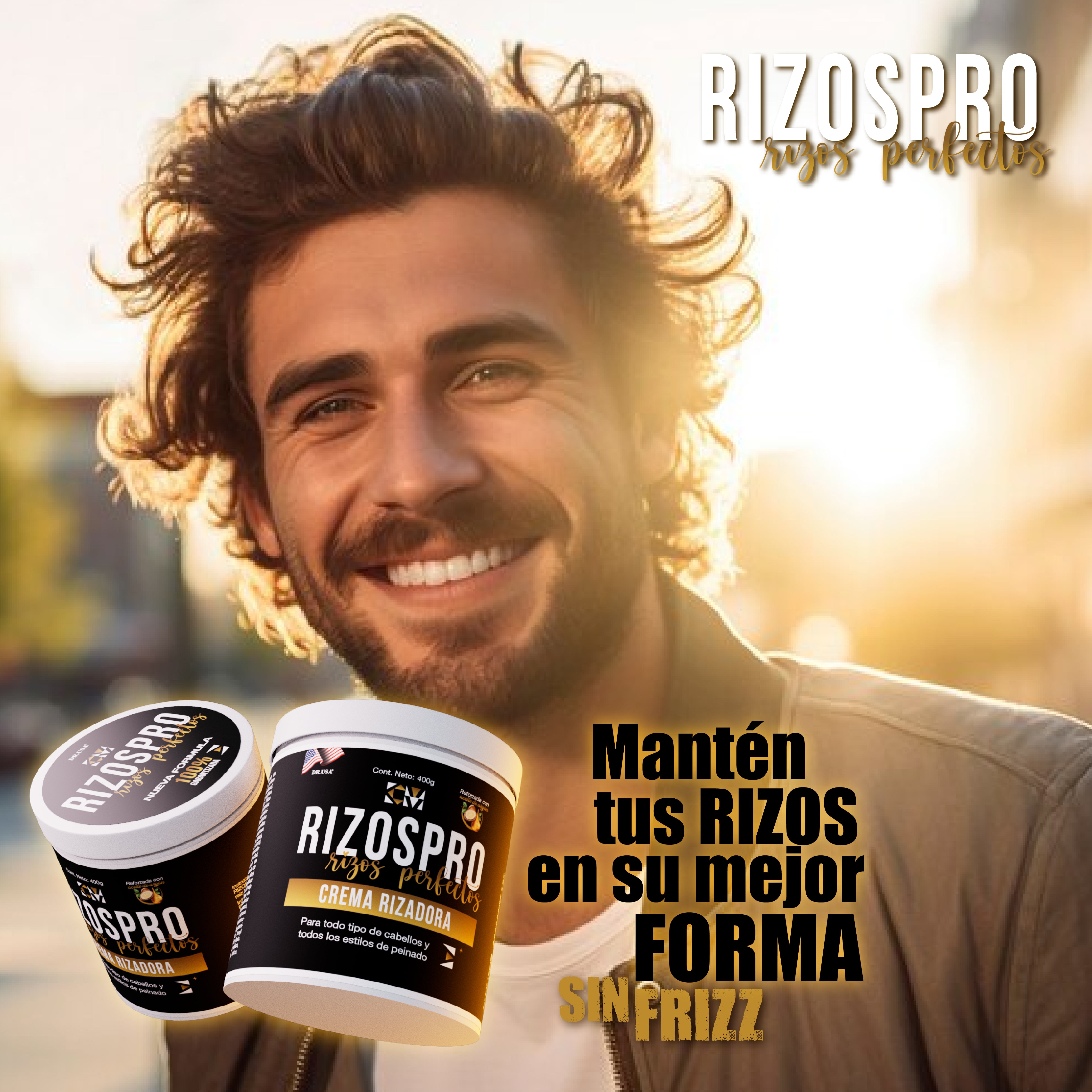 ✨ ¡Rizos perfectos al instante! 💁🏽‍♀️ Define, hidrata y controla con Rizos Pro. ¡Olvídate del frizz! 🌟 🔥 ENVÍO GRATIS  🚚